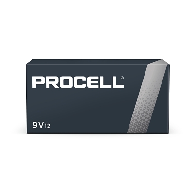 PROCELL ALKALINE 9V INDUSTRIAL BATTERIES 12/PK